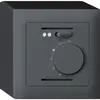 Thermostate d'ambiance AP kallysto anthracite pour plancher chauffant 