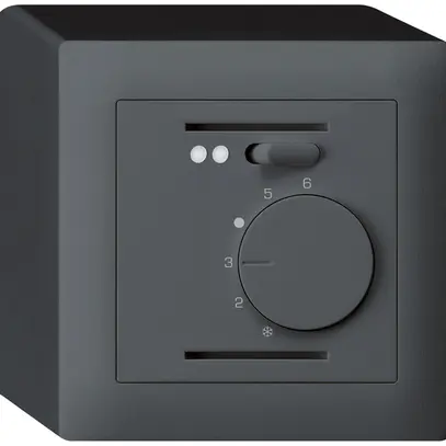 Thermostate d'ambiance AP kallysto anthracite pour plancher chauffant 