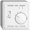 Thermostat d'ambiance AP EDIZIOdue blanc, avec sonde et câble 