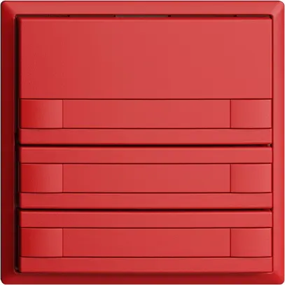 KNX-Taster RGB EDUE, 250mW, o.LED, m.Papiereinlage, 3×Taste, 2×Tastenb., ber 