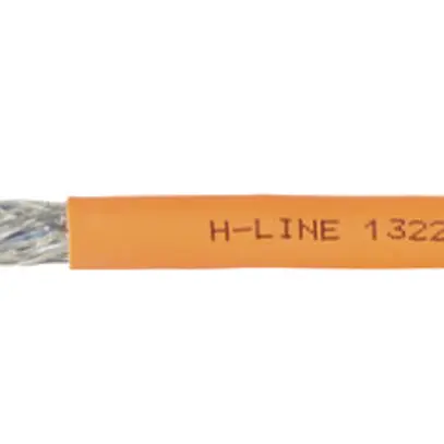 Datenkabel H-LINE 1322 S/FTP 4×2×0.62 FRNC/LSZH 1500MHz Kat.7A, orange, Cca 