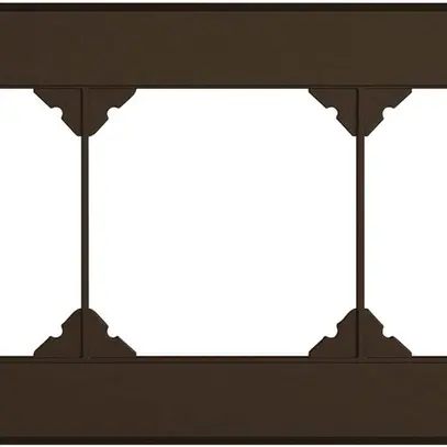 Intestazione INC EDIZIO.liv SNAPFIX® 1×3 p.combinazioni a libera scelta marrone 