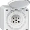 Prise AP robusto type 25 blanc 