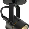 Plafonnier/Applique SLV SPOT 79, GU10 50W IP20 noir 