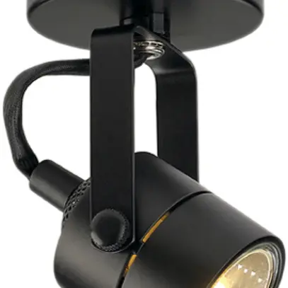 Plafonnier/Applique SLV SPOT 79, GU10 50W IP20 noir 