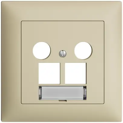 Kit de recouvrement ENC Edue FMI, p.prise multimédia EASYNET, p.2×RJ45 S-One van 
