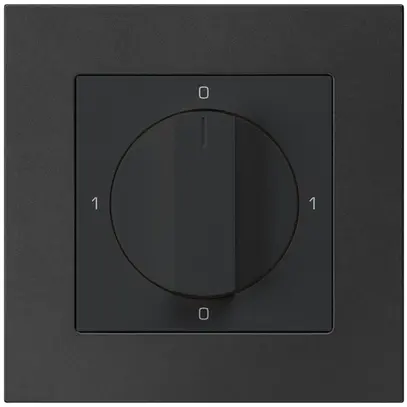 Interruttore rotativo INC kallysto.pro 0/1L nero con manopola 