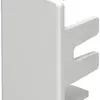 Plaque de fermeture Bettermann pour canal d'installation WDK blanc pur 20×35mm 