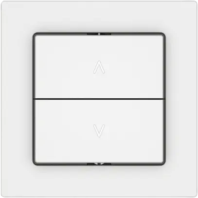 Storentaster EDIZIO.liv SNAPFIX® 10A 250V 2 Tasten 1 Kanal ws 