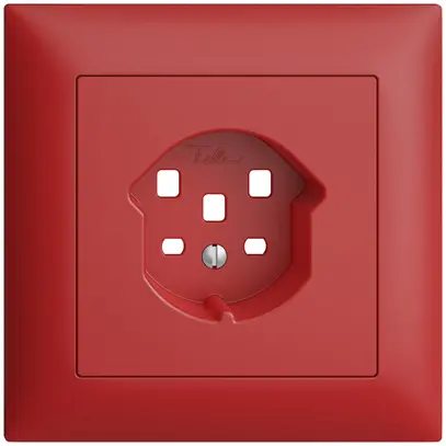 Kit frontal EDIZIOdue berry 88×88mm 1×T25 