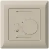Termostato INC Hager kallysto.line, con interr.di riscald./raffred., beige 
