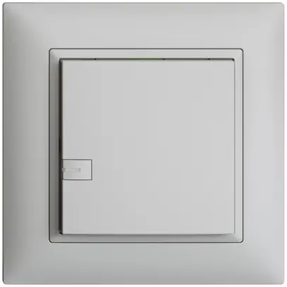 Pulsante INC KNX 1×EDIZIOdue grigio chiaro RGB con LED 
