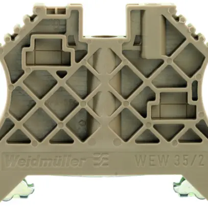Équerre de blocage Weidmüller WEW 35/2 série W, beige 