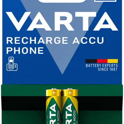 Accu VARTA Phone Power NiMH HR03/AAA, 0.8Ah blister à 2 pièces 