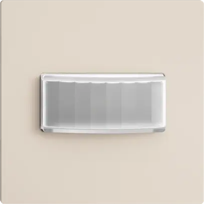 Rilevatore di movimento EDIZIOdue F pirios 180 R eco 1 canale, crema 