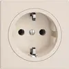 Presa Feller EDIZIOdue Schuko 16A 230V 60×60mm crema 