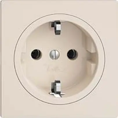 Presa Feller EDIZIOdue Schuko 16A 230V 60×60mm crema 