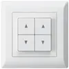 Pulsante per tapparelle INC kallysto.line bianco con 4 tasti 