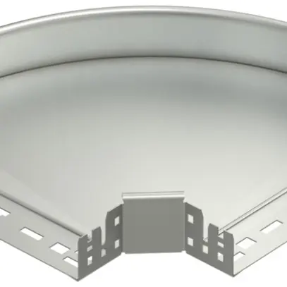 Gomito 90° Bettermann con raccordo rapido 60×300mm, A2, 1.4301, 2B 