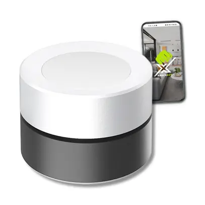 Variateur rotatif sans fil blanc-noir KnockautX, par BRELAG 