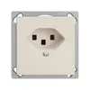 Prise INC EDIZIOdue T23 16A crema, bornes à vis 