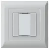 Poussoir ENC kallysto.line KNX 2×s/e-link gris clair 