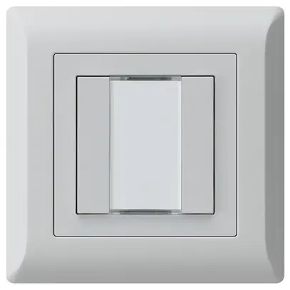 Poussoir ENC kallysto.line KNX 2×s/e-link gris clair 