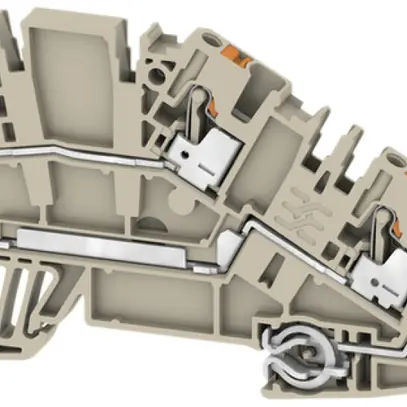 Borne d'installation Weidmüller AITB 2.5 L-L-PE PUSH IN 3 étages 