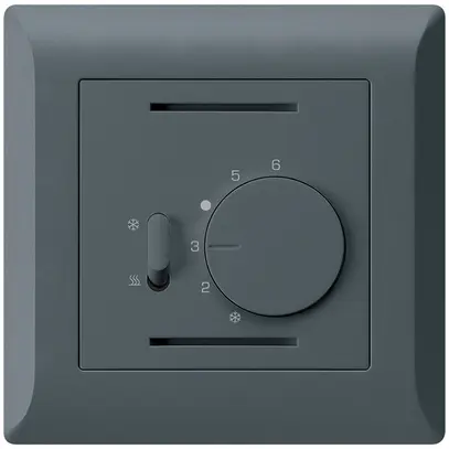 Thermostat ENC Hager kallysto.line, a.interrupteur chauffage/refroidissement, an 