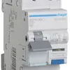 Disjoncteur différentiel Hager 1P+N 230V C 10A 30mA F 6kA 2 modules 