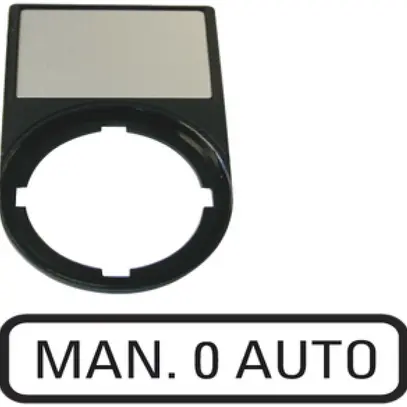 Porte-plaquette ETN RMQ MAN.- O-AUTO noir 