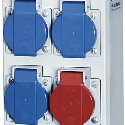 Distributeur de courant Mennekes Amaxx type 86992ZA 3×T23 1×T25 