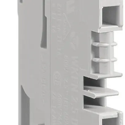 Morsetto di derivazione Hager 2.5mm² 4×L, 800V/24A, ad innesto, aperto sul lato 