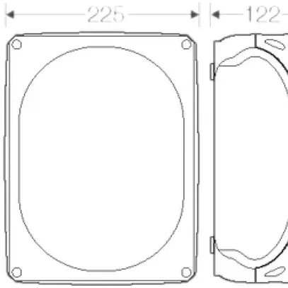 Boîte de dérivation AP Hensel KF G avec bornes 5×35mm² gris 