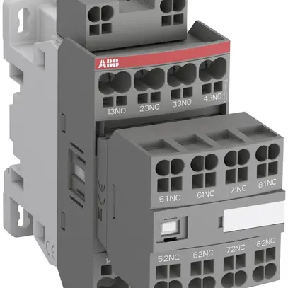 Contattore ausiliare ABB NF71EK, 7Ch/1R 4A AC-15, 100…250VAC/DC Push-In 