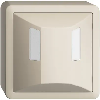 Rilevatore di movimento AP 180° rel. PIRI EDIZIOdue crema 