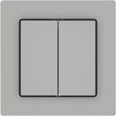 Poussoir EDIZIO.liv SNAPFIX® 2×AR/1P grc 