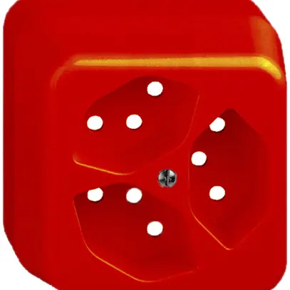 Coperchio AP FH per 3×T13 arancione 