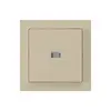 Kit frontale kallysto beige con lente 60×60mm 