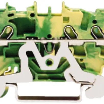 Borne de passage WAGO TOPJOB S 1.5mm² 3L vert/jaune série 2001 