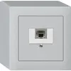 Scatola AP kallysto 1×RJ45s grigio chiaro 