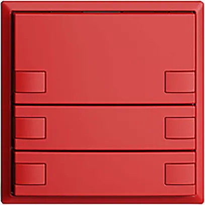 Pulsante INC KNX 6×EDIZIOdue berry RGB senza LED 