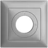 Kit frontal EDIZIOdue 0-1-0-1 88×88mm silver pour interrupteur à clé 