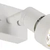 Plafonnier SLV PURI, GU10 50W avec anneau déco IP20 blanc 