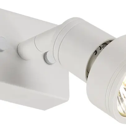 Plafonnier SLV PURI, GU10 50W avec anneau déco IP20 blanc 