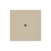 Plaque frontale pleine kallysto beige 60×60mm 