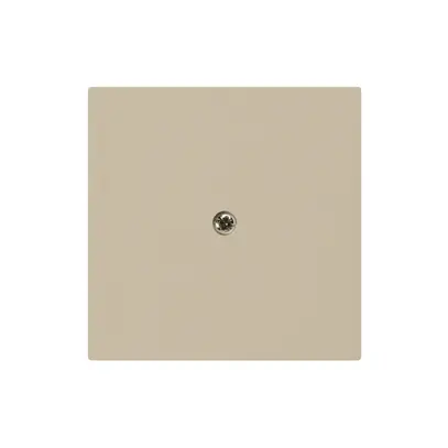 Placca frontale kallysto beige per 60×60mm per copertura cieca 