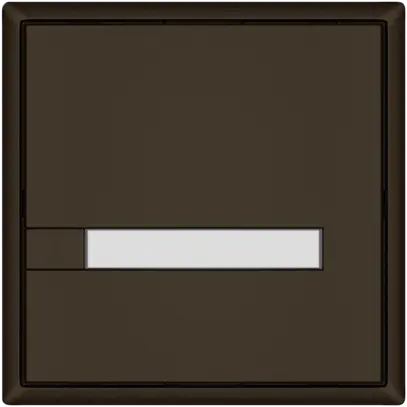 Poussoir KNX RGB EDIZIO.liv SNAPFIX® capteur temp.s.LED étiqu.1× comm.1T br 