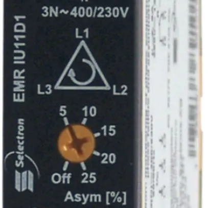 Relais surv.tension EMR IU11D1 1C, 3 phases, 400/230VAC 