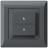 Pulsante per tapparelle INC kallysto.line con 2 tasti di comando antracite 